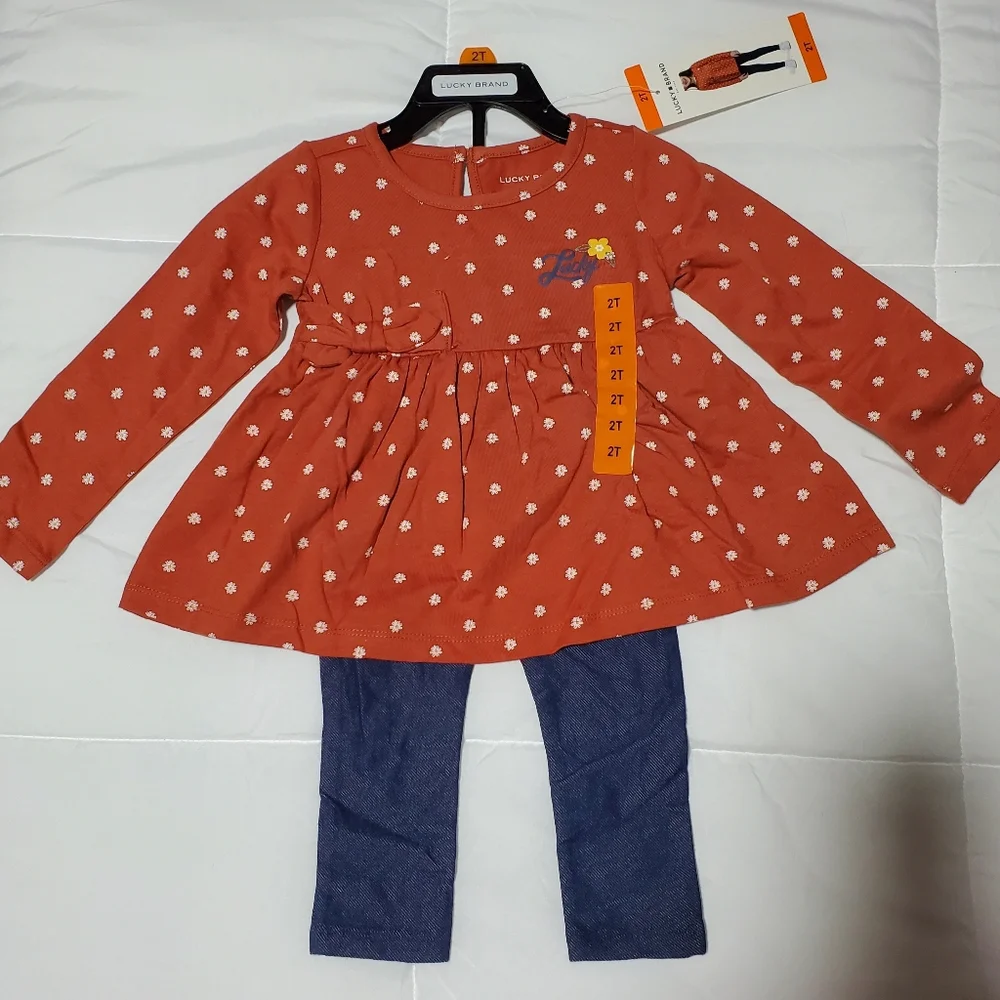 2 sets Lucky Brand, Girls size 2t